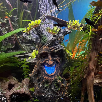 Tfwadmx Fish Tank Tree Trunk Decoration Aquarium Statue Hollow Stump Root - Image 5