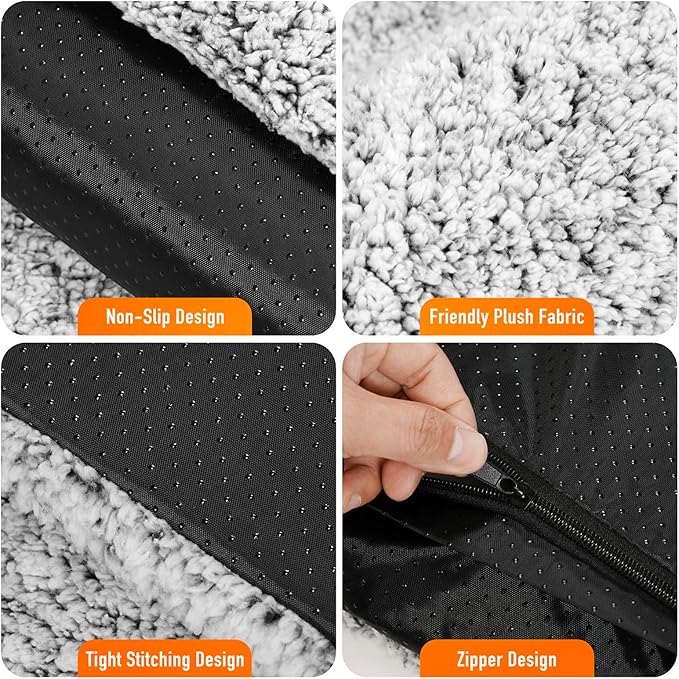 Self Warming Pet Bed for Cats & Dogs, Heated Pet Mat, 2.0 Upgraded Thermal Foil - Image 4
