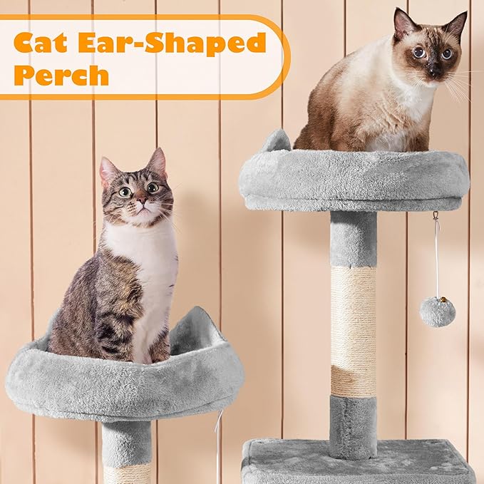 Yaheetech Cat Tree Tower, 70.5in Multi Level Cat Tree Kitten Condo - Image 3
