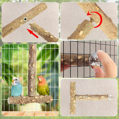 Bird Perches, Bird Perch Chewing Stick Cage Accessories Parrot Climbing - Image 6