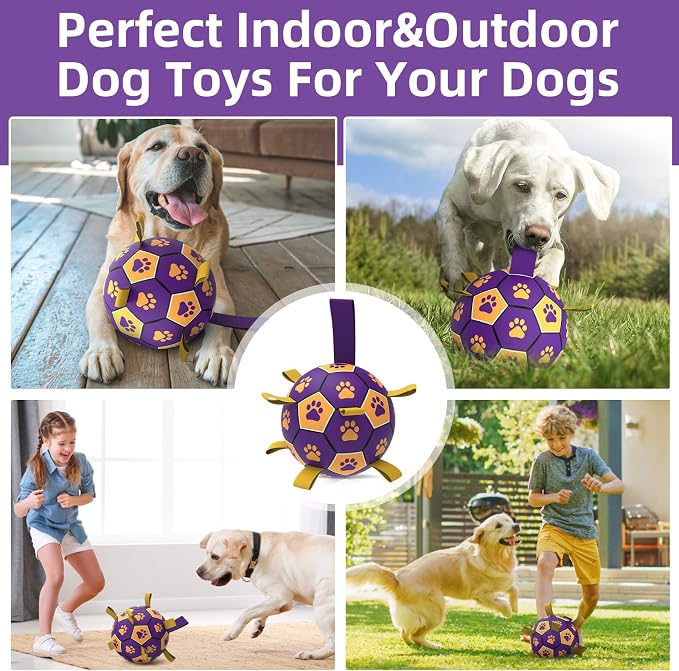 QDAN Extra Large Dog Toys Soccer Ball - Image 3