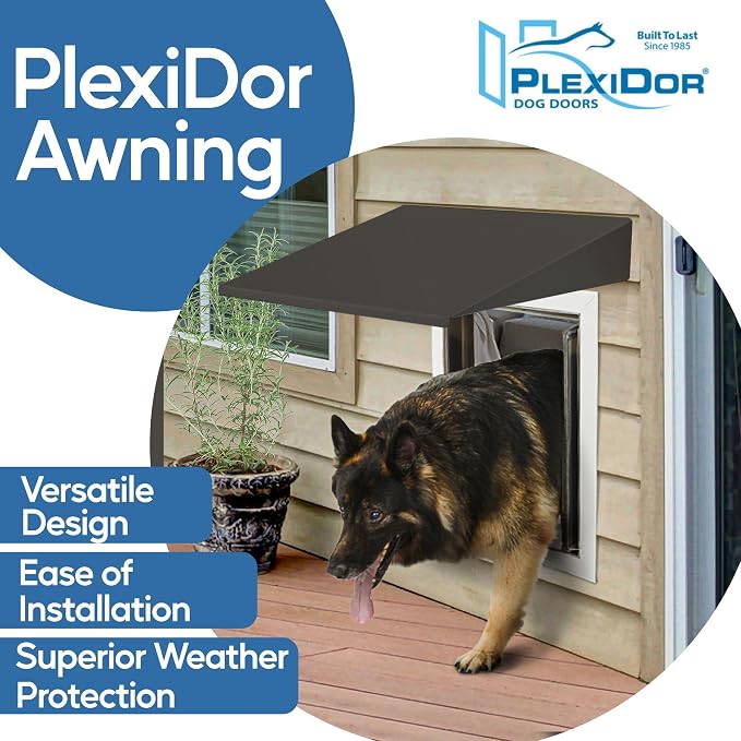 Plexidor Performance Pet Doors Universal Pet Door Awning - Image 4
