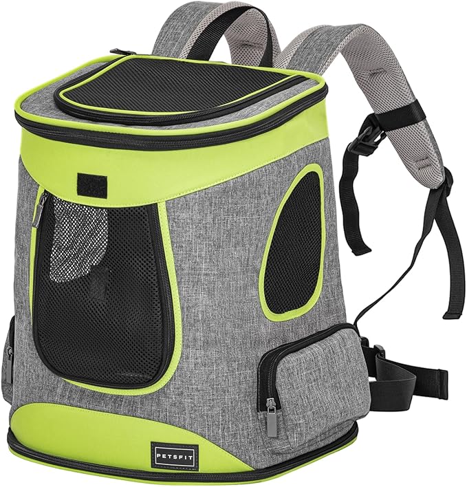 Petsfit Pet Backpack Carrier Easy-Fit Dog Travel Backpack Carrier by Petsfit