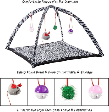 PETMAKER Cat Activity Center- Interactive Play Area Station - Image 3