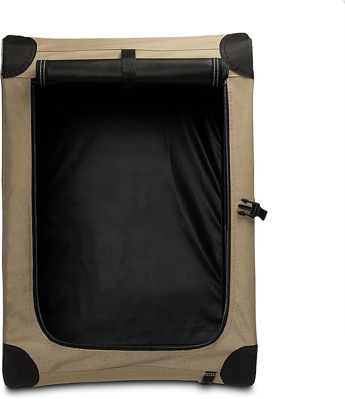Amazon Basics Portable Folding Soft Dog Crate, Collapsible Travel Kennel - Image 3