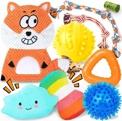 Zeaxuie 9 Pack Puppy Toys for Teething, Puppy Chew Toys by Zeaxuie