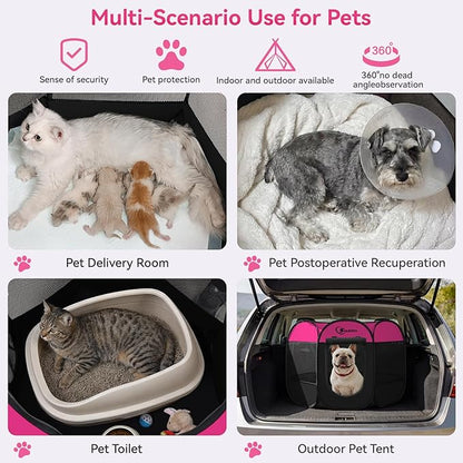 Dog Playpen, Medium Puppy Pet Playpen, Dog Crate Tent Cage Indoor/Outdoor - Image 3