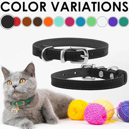 BRONZEDOG Leather Cat Collar - Image 5