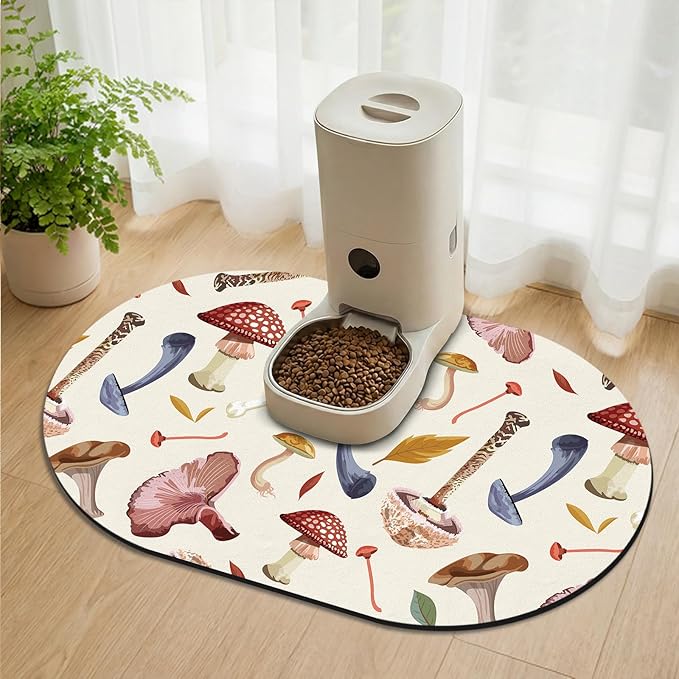 Large Pet Feeding Mat – 28''x17'' Absorbent Dog Mat by METEOROCK