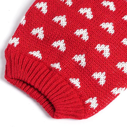 Dxhycc Dog Knitted Heart Sweater Puppy Sweater Warm Soft Pet Holiday Clothes - Image 6