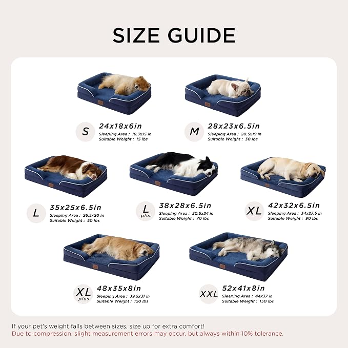 Bedsure Orthopedic Dog Bed Medium Size Dogs - Image 7