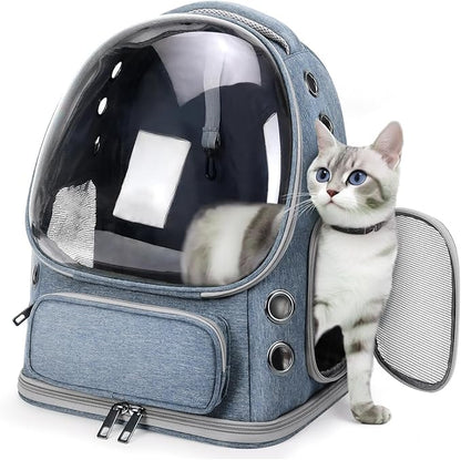 Cat Backpack Carrier, Breathable Cat Bubble Backpack by Unknown