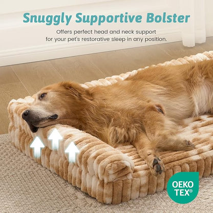 Cute Dog Bed, Faux Rabbit Fur Orthopedic Dog Bed - Image 6