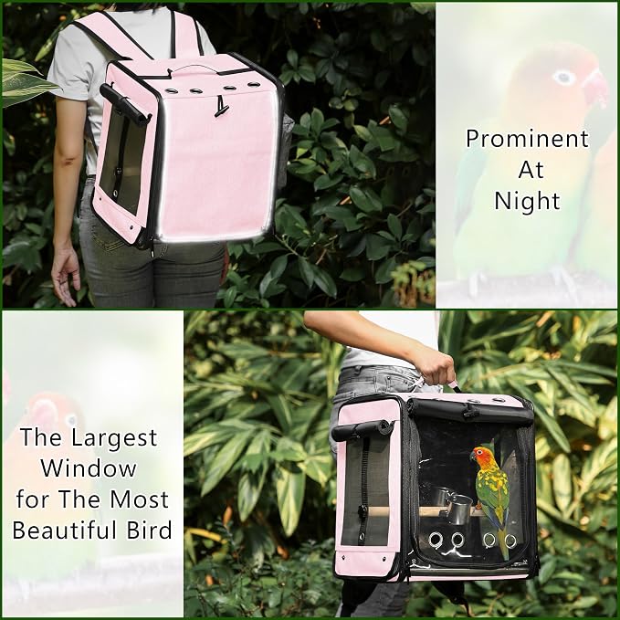 Suertree Bird Carrier with Seat Belt - Image 5