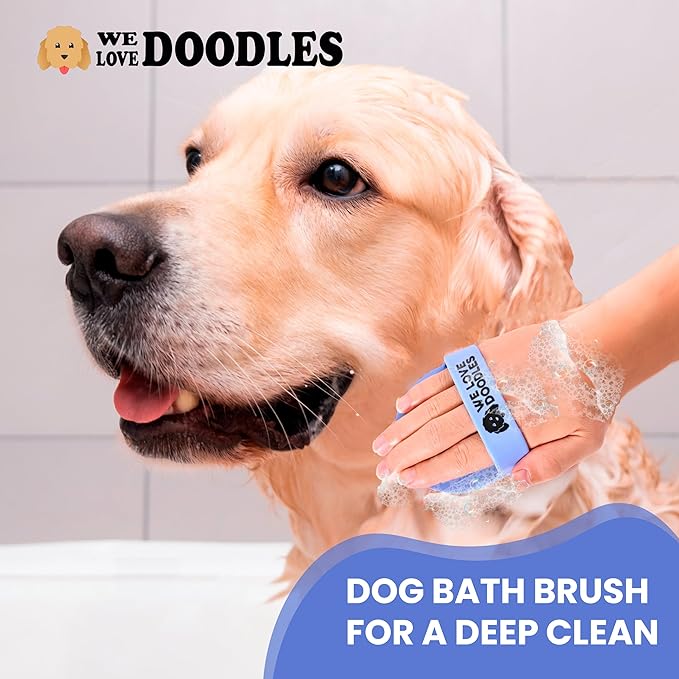 Dog Grooming Bath Brush, Pet Rubber Brush - Image 4