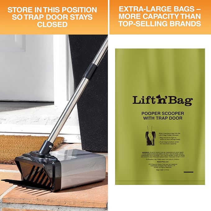 Neater Pet Brands Lift N’ Bag 2.0 Dog Pooper Scooper - Image 8