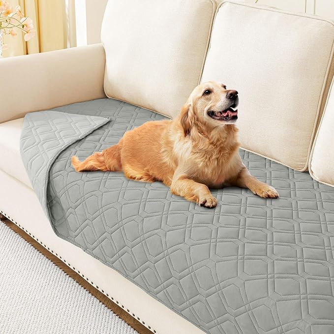 hyha Waterproof Dog Bed Blanket, Soft Pet Blankets, Waterproof Couch Cover by hyha