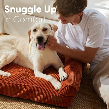 FUKUMARU Dog Couch Bed, Corduroy Cozy Cat Bed - Image 3