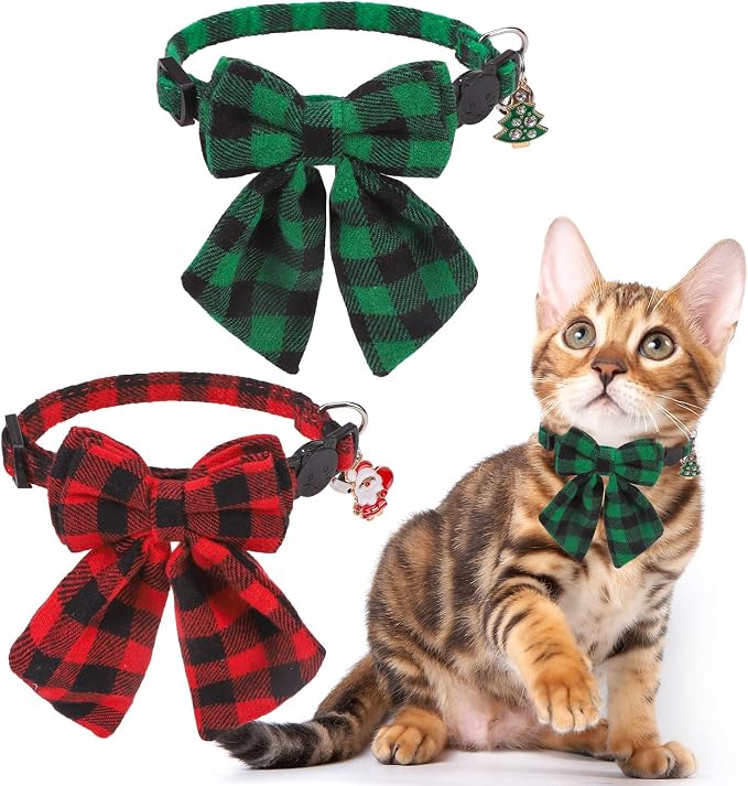 SCENEREAL Christmas Cat Collar by SCENEREAL