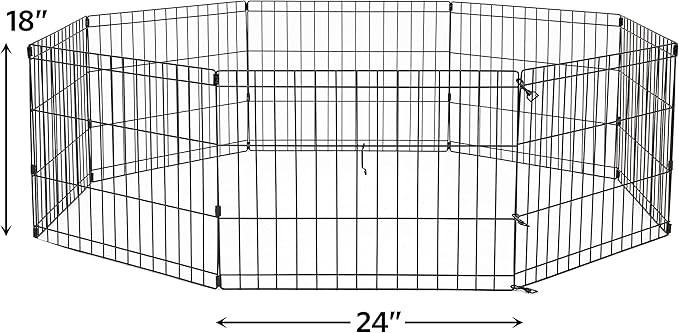 MidWest Homes for Pets Folding Metal Puppy / Dog Exercise Pen, Indoor/Outdoor - Image 4
