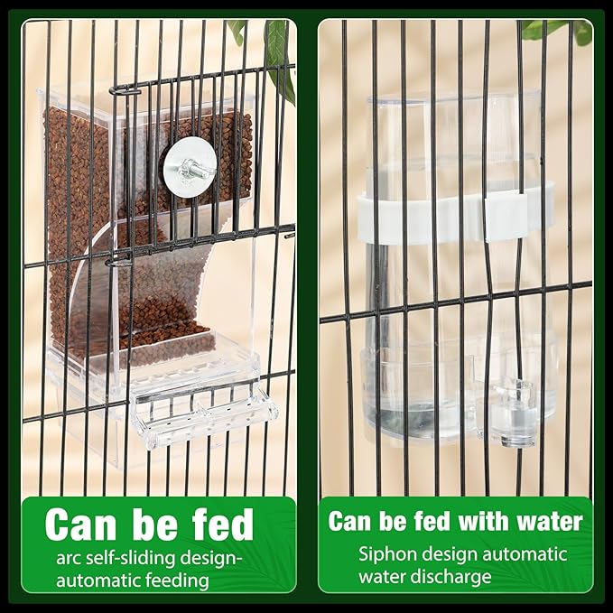 Yaomiao 8 Pcs No Mess Small Bird Feeders - Image 5