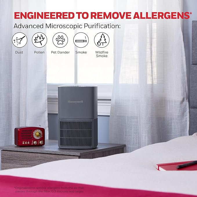 Honeywell Allergen Plus Compact HEPA Small Room Air Purifiers - Image 5