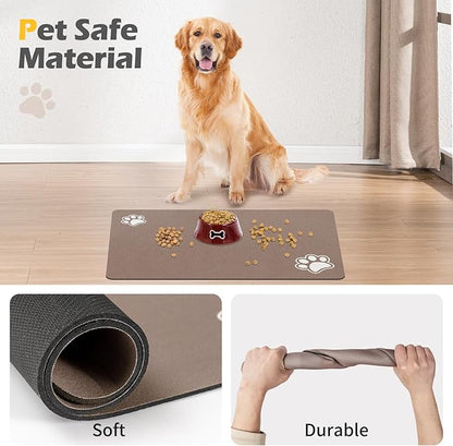 Pet Feeding Mat-Absorbent Dog Mat - Image 7