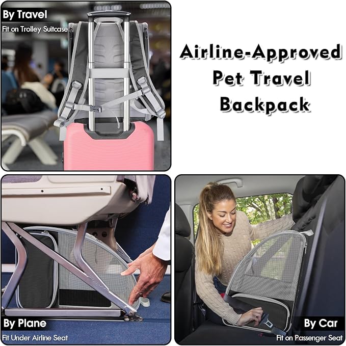 Cat Backpack Carrier, Pet Carrier Backpack - Image 6
