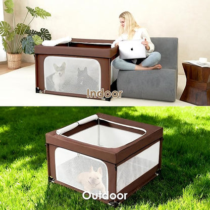 EHEYCIGA 42x42x26 Inches Puppy Playpen - Image 7