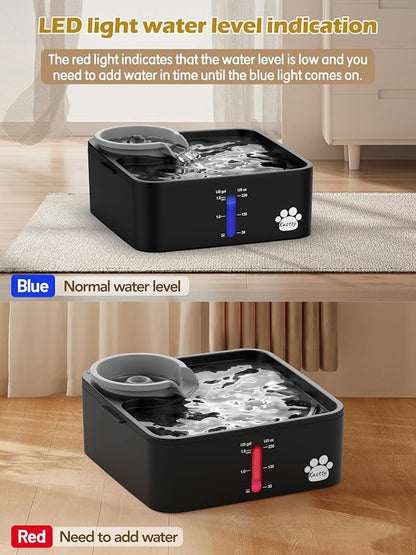 Kastty 2 Gallon Dog Water Fountain Ultra Large/Wide Pet Fountain BPA-Free - Image 4