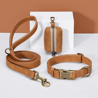 Didog Soft PU Leather Dog Collar, Stylish Quick Released Dog Collars - Image 5