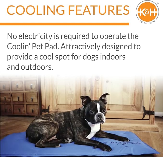 K&H Pet Products Coolin' Pet Pad Blue Small 11 X 15 Inches - Image 4