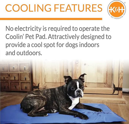 K&H Pet Products Coolin' Pet Pad Blue Small 11 X 15 Inches - Image 4