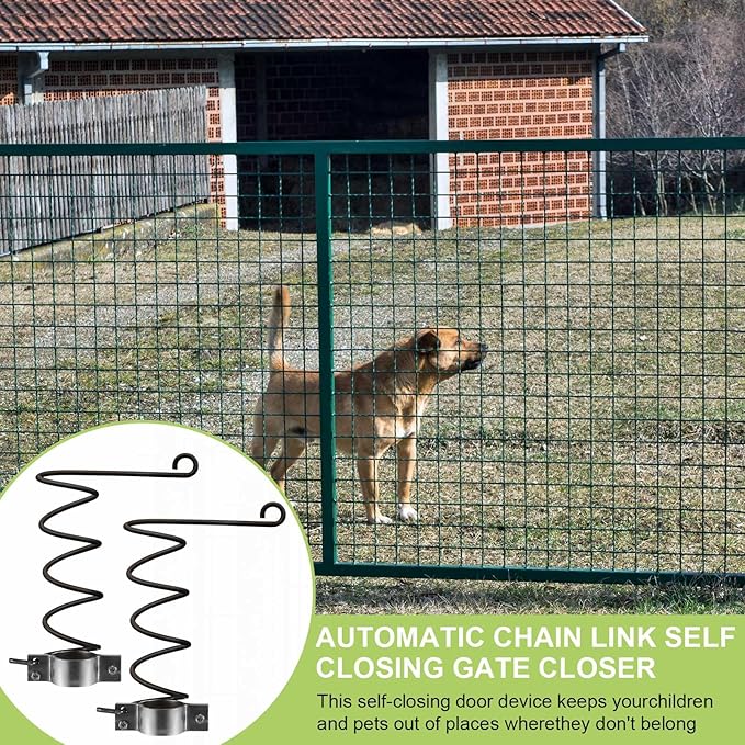 2 Pcs Automatic Chain Link Self Closing Gate Closer - Image 5