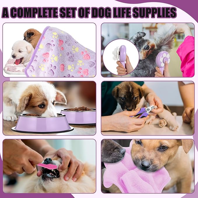 Abbylike 50 Pcs Puppy Supplies Starter Kit - Image 5