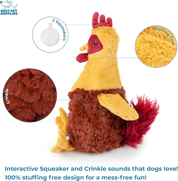 Best Pet Supplies Interactive Squeaky Dog Chew Toy, Ideal Dog Toys - Image 2