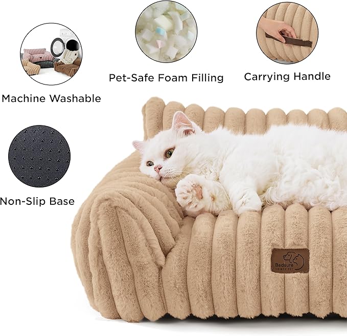 Bedsure ComfyFleece™ Cute Dog Couch - Image 5