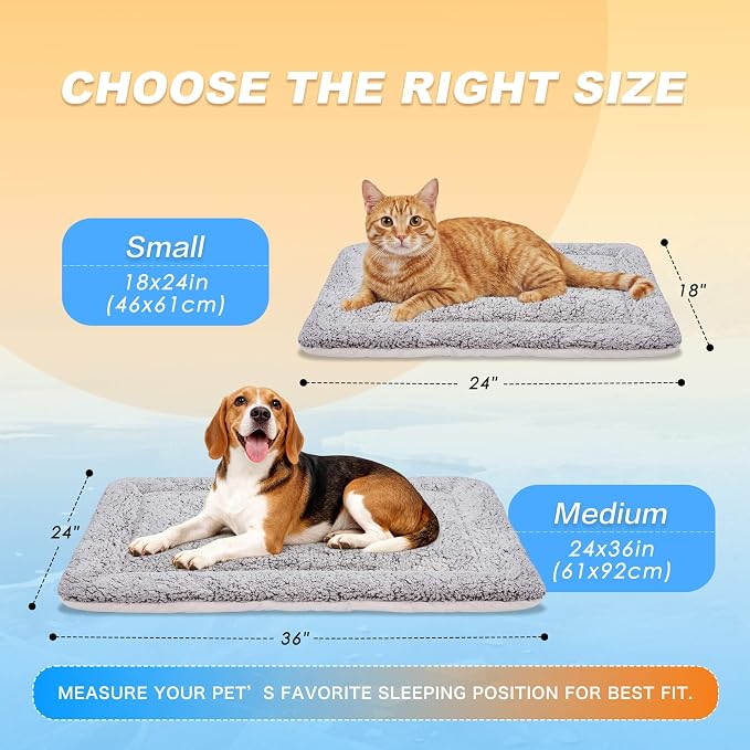 Self Warming Cat Bed, Reversible Warming Cooling Cat Bed, Winter Warm Cats Pad - Image 8