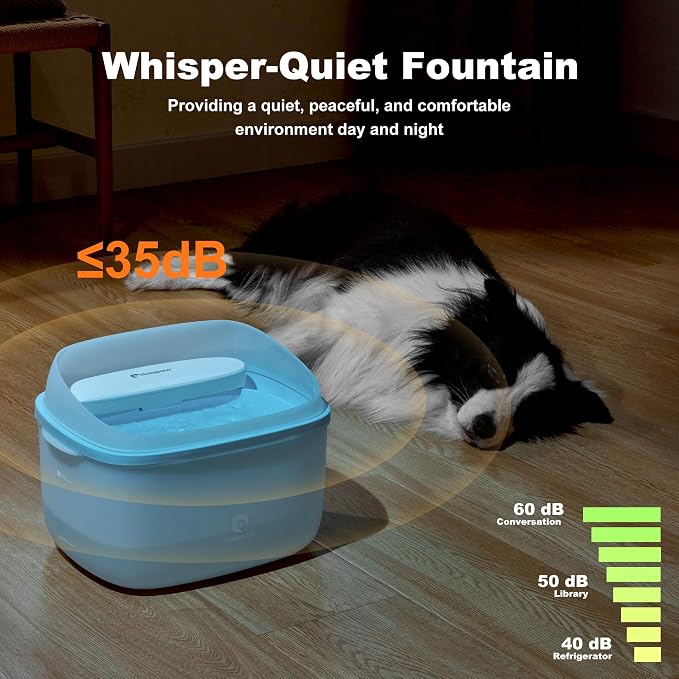 Dog Water Fountain for Large Dogs, 2.1Gal/8L Dog Water Bowl Dispenser, No Spill - Image 5