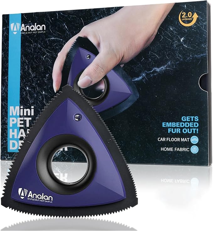Analan Mini Pet Hair Remover, Triangle Design by ANALAN