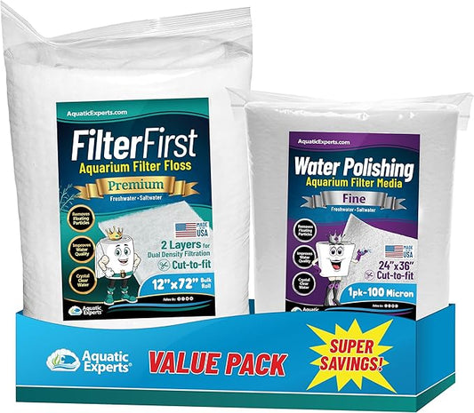 Aquarium Filter Floss for Fish Tank Filters by AquaticExperts