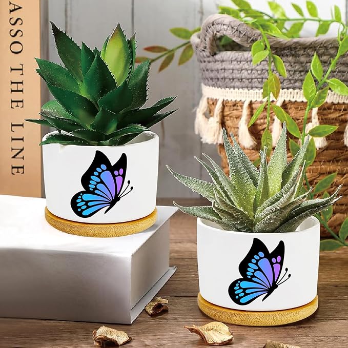 Window Garden Butterfly Planter Pots, Butterfly Gifts - Image 2