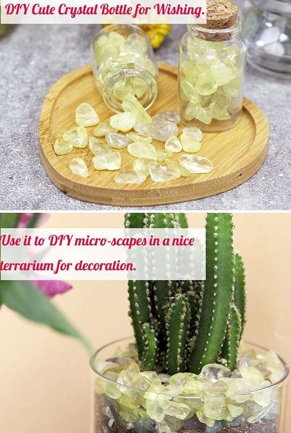 Citrine Aquarium Gravel Rocks Natural Tumbled Healing Crystal Chips Bulk - Image 4