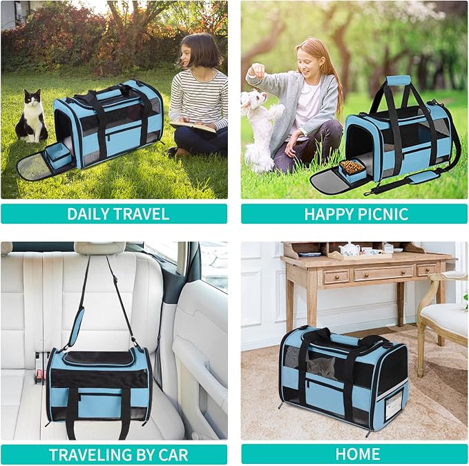 Large Cat Carrier Dog Carrier, Pet Carrier - Image 6