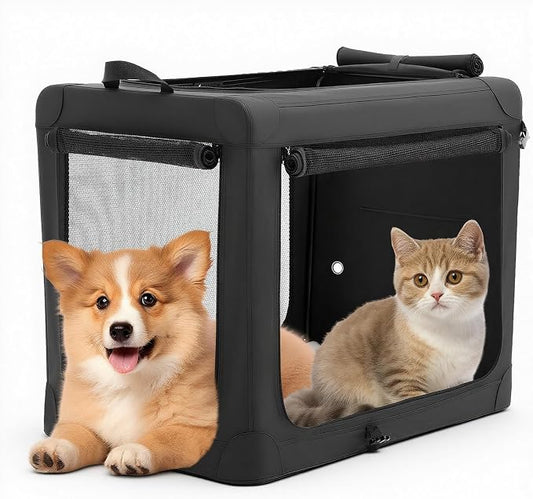 DUMOS Dog Crate 24 Inch Travel Cat Pet Carrier by DumosLifestyle
