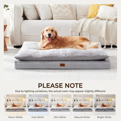 2-Pack XL Waterproof Dog Bed Large Size Dogs, Plush Cushion & Orthopedic - Image 9