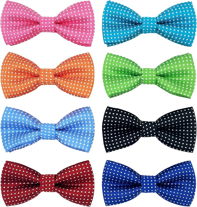 PET SHOW 8 Colors Dot Small Dogs Collar Embellishment Attachment Bow Ties by PETSHOW