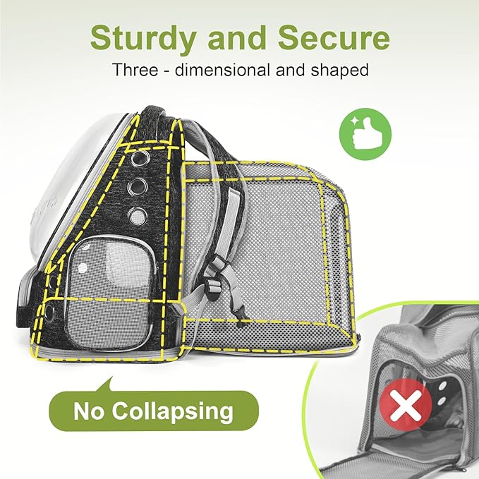 Expandable Cat Backpack, Cat Bubble Backpack Carrier - Image 4