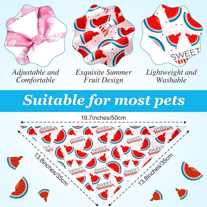 Weewooday 50 Pcs Fruit Dog Bandanas Bulk - Image 3