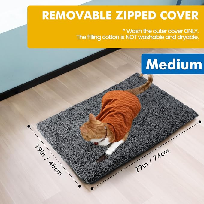 Self Warming Cat Bed Self Heating Cat Dog Mat 29.1 x 18.9 inch Extra Warm - Image 5